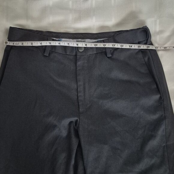 Haggar Men's Charcoal Dress Pants - Picture 8 of 16